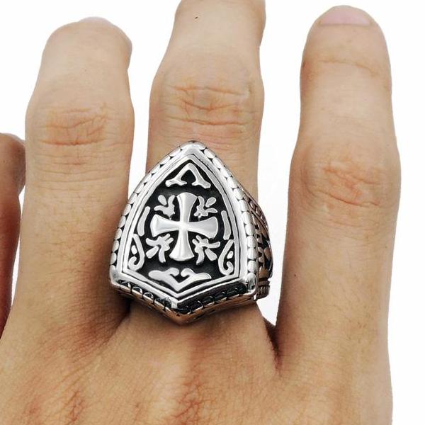 Warrior Shield Viking Ring