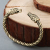 Viking/Norse Dragon Silver-Tone or Gold-Tone Size Adjustable Bracelet Men/ Unisex