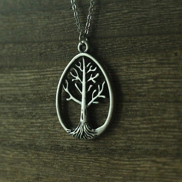 Viking/ Norse World Tree Pendant Zinc Silver/ Bronze/ Or Gold-Tone 18" Necklace Unisex