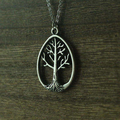 Viking/ Norse World Tree Pendant Zinc Silver/ Bronze/ Or Gold-Tone 18" Necklace Unisex