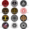 A+ Viking Symbol 10 Set Alloy  12,18 or 20mm Snap Button