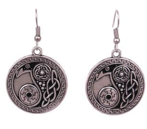 Norse Symbol Drop Earrings