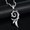 Viking/Norse Dynamic Silver Stainless Steel Pendant w/ 24" Necklace Unisex