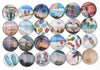 Ocean Beach Summer 24 pcs. Mixed 18 mm Snap Buttons for Snap Button Jewelry