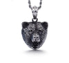 Bear Pendant Stainless Steel 24" Chain Necklace