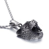 Bear Pendant Stainless Steel 24" Chain Necklace