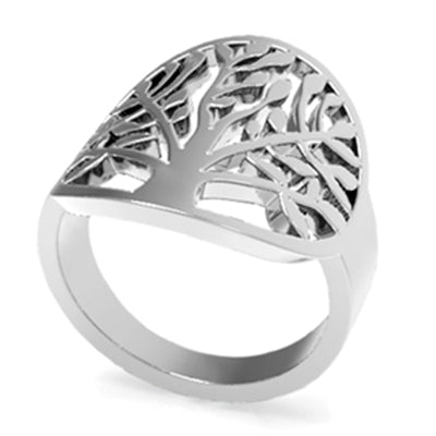 Yddrasil World Tree Silver Stainless Steel Tree of Life Ring SZ 4-12 Unisex