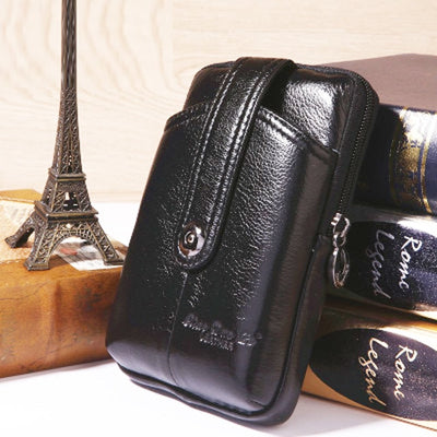 New Genuine Leather Vintage Belt or Waist Bag Purse Cell Phone Concert Bag