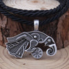 Viking/Norse Raven Gold, Silver or Bronze Pendant with Cord or Chain 50 cm Unisex