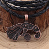 Viking/Norse Raven Gold, Silver or Bronze Pendant with Cord or Chain 50 cm Unisex