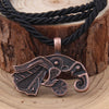 Viking/Norse Raven Gold, Silver or Bronze Pendant with Cord or Chain 50 cm Unisex