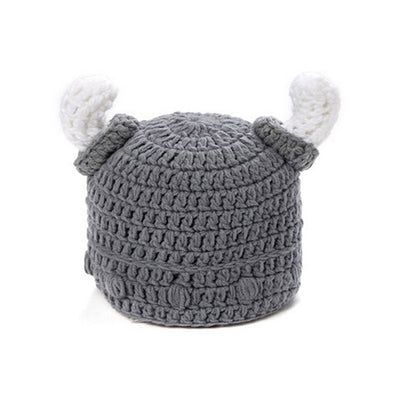Baby Kids Viking Helmet Winter Hat Cotton T-Shirts/Hats