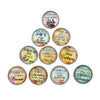 Trendy Inspirational Messages Snap Buttons Set of 10 Zinc Fits 18-20 mm Snap Button Jewelry Unisex