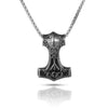 Viking Stainless Steel Mjolnir Necklace for Men!  Thor's Mystical Hammer Around Your Neck! - Viking Jewelry Life