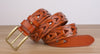 Interlocking Designer Belt Genuine Leather 4 Colors Size 43" 45" 47" & 49" Handcrafted