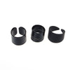 Viking/Norse 3-Piece Set Black Zinc Rings Sizes 5-13 Unisex