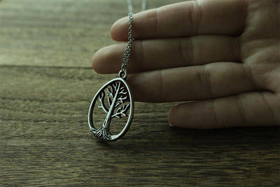 Viking/ Norse World Tree Pendant Zinc Silver/ Bronze/ Or Gold-Tone 18" Necklace  Unisex