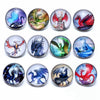 Dragons Set of 12-18mm Snap Buttons Set A or Set B  Silver Alloy Unisex Trend