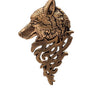 Viking/Norse Wolf 5.5 cm Zinc Lapel Pin Brooch  Gold-Tone Silver-Tone Or Bronze-Tone Unisex