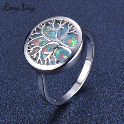 Yggrasil World Tree Silver 925 Sterling Silver Filled Ring Sz 6 -10 Unisex