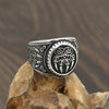 Viking Bear Claw Antiqued-Silver Stainless Steel Sizes 9-13 Unisex Ring