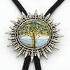 Viking/ Norse Tree of Life Hand Crafted Bolo Tie Necklace Of Zinc Choice of 16 Designs for Men Women