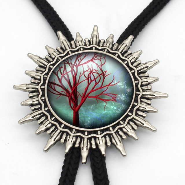 Viking/ Norse Tree of Life Hand Crafted Bolo Tie Necklace Of Zinc Choice of 16 Designs for Men Women