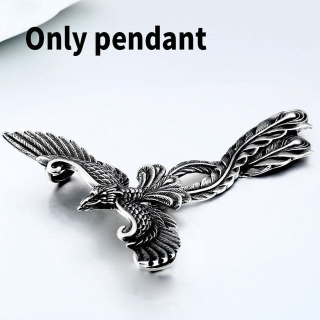 Odin's Eagle Silver Stainless Steel Pendant Or 4 Choices 23” Necklace