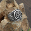 Viking Bear Claw Antiqued-Silver Stainless Steel Sizes 9-13 Unisex Ring