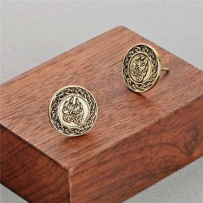 Viking Vintage Silver Or Bronze Zinc Stud Earrings 26 Choices