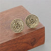 Viking Vintage Silver Or Bronze Zinc Stud Earrings 26 Choices