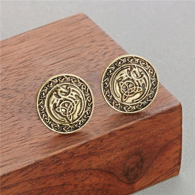 Viking Vintage Silver Or Bronze Zinc Stud Earrings 26 Choices