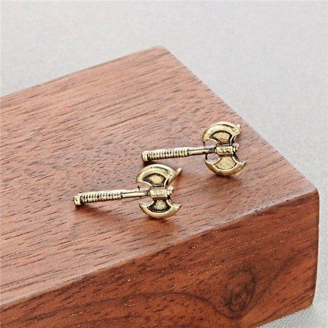 Viking Vintage Silver Or Bronze Zinc Stud Earrings 26 Choices