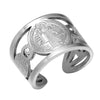 Vikings Athelstan Gold or Silver Stainless Steel Adjustable Ring