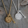 Be Brave Silver or Gold Stainless Steel Necklaces