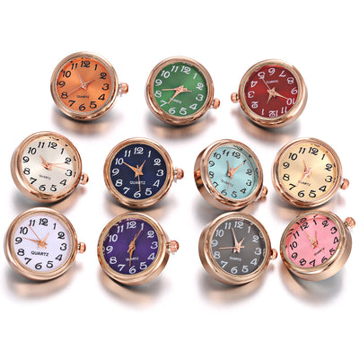 Watch Snap Button 18mm Zinc 30 Colors Fits Snap Button Jewelry